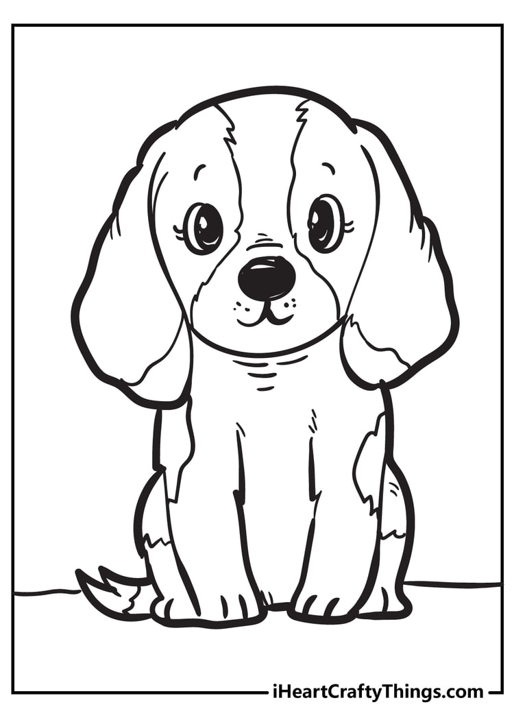 45 Puppy Coloring Pages 100 Free Printables 