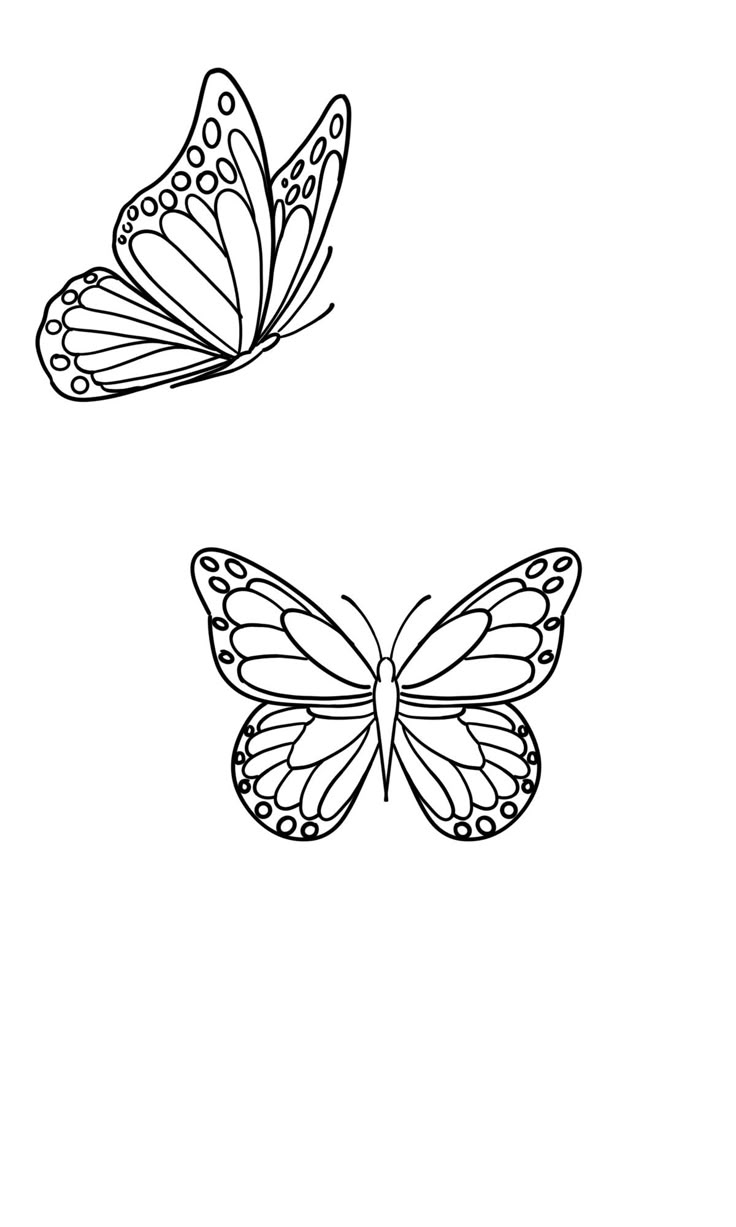 Butterfly Hand Tattoo Stencil Elegant Tattoo Design