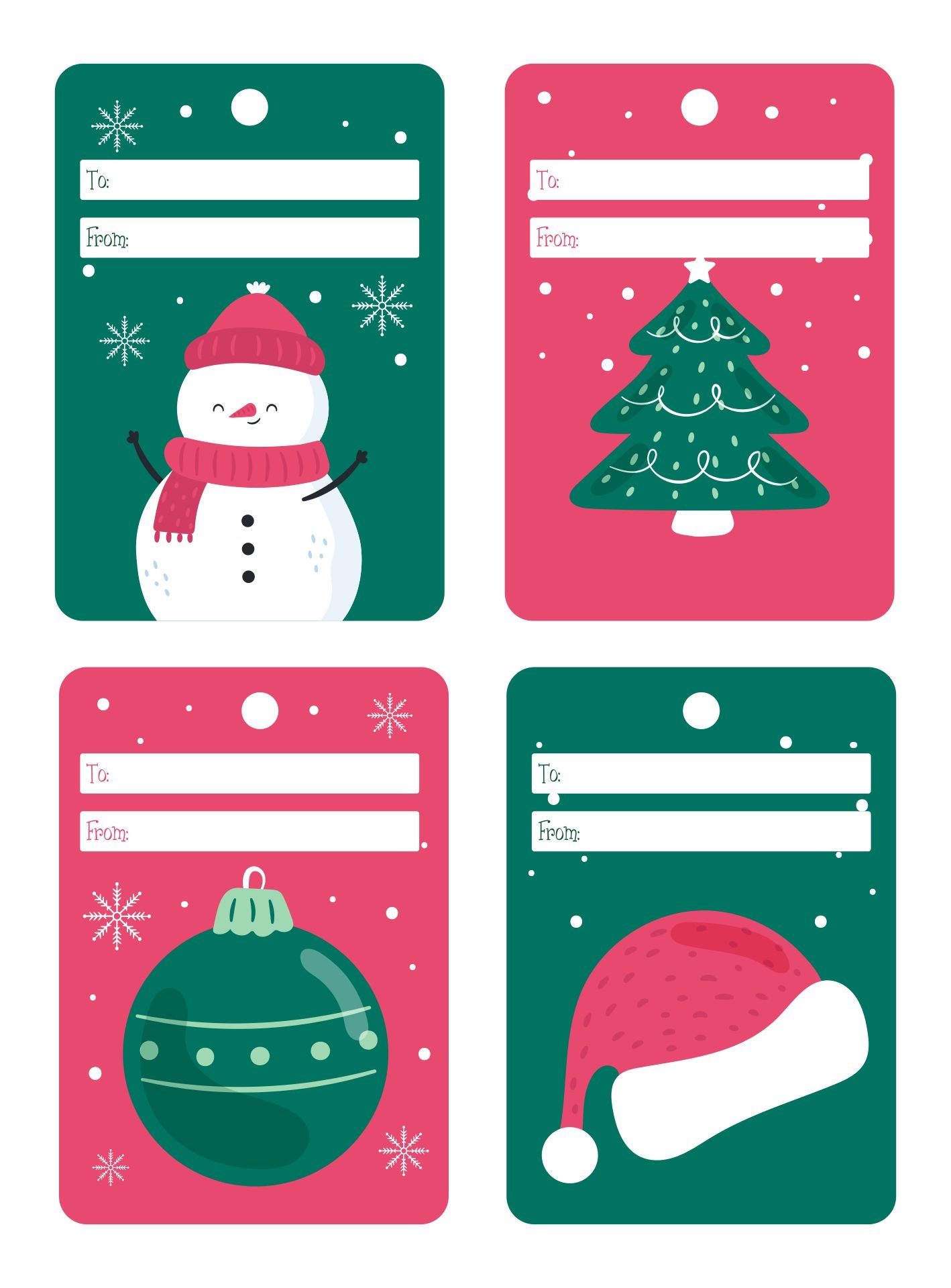 Blank Tags Labels Christmas 10 Free PDF Printables Printablee Blank Tags Labels Christmas 10 Free PDF Printables Printablee