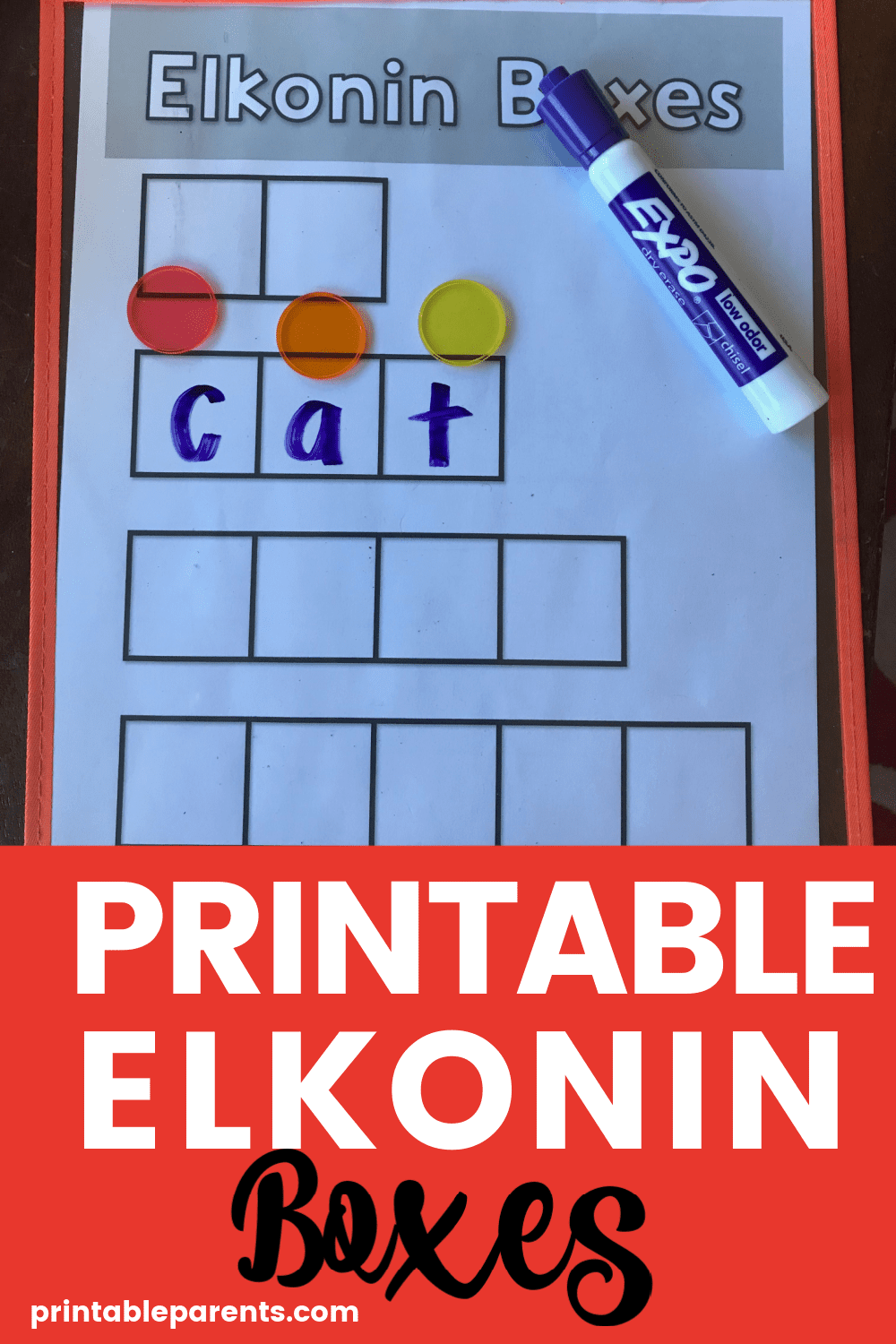 Free Printable Elkonin Boxes Template Free Printable