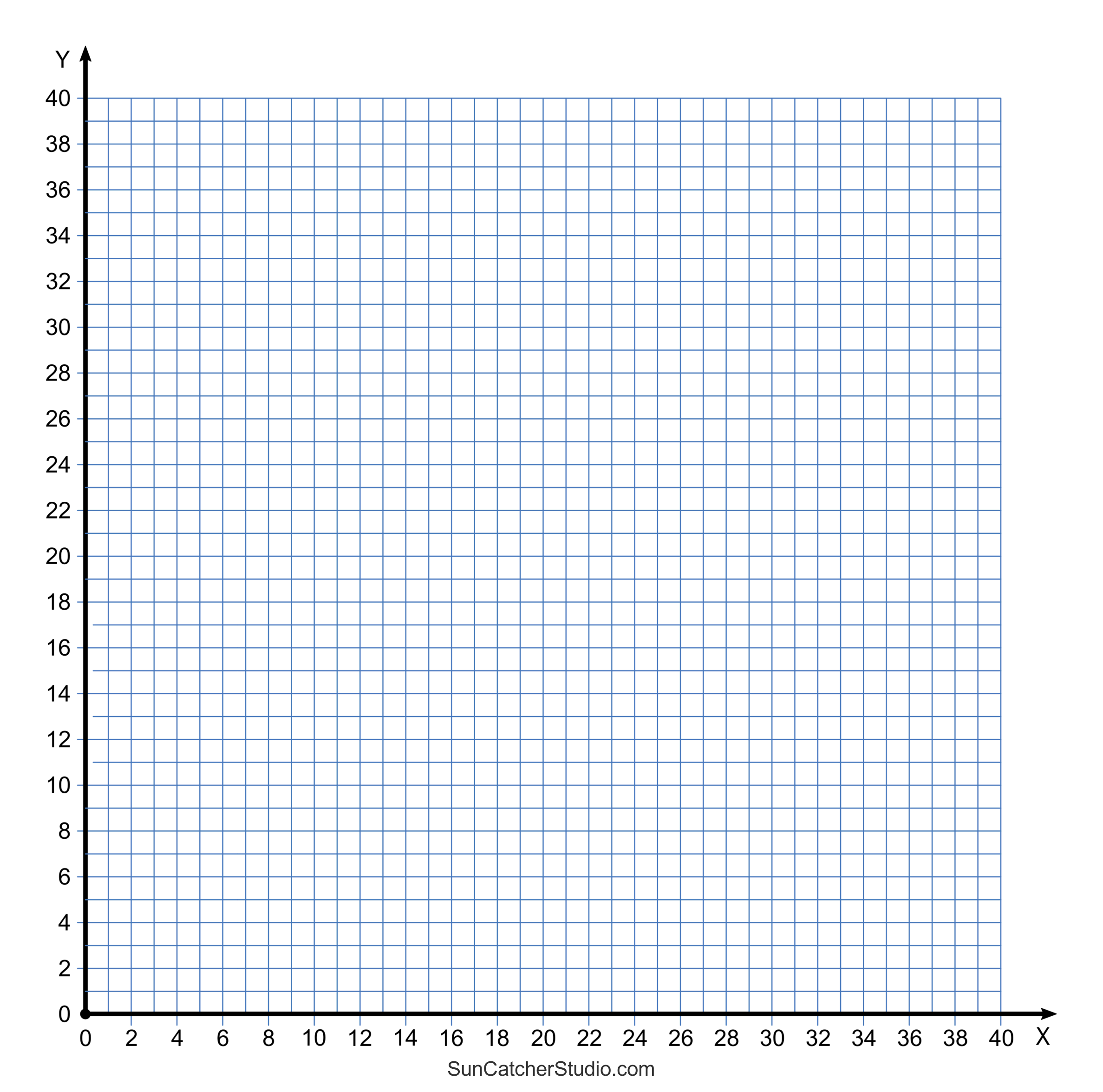 Free Printable Graph Paper Pdf With Numbers