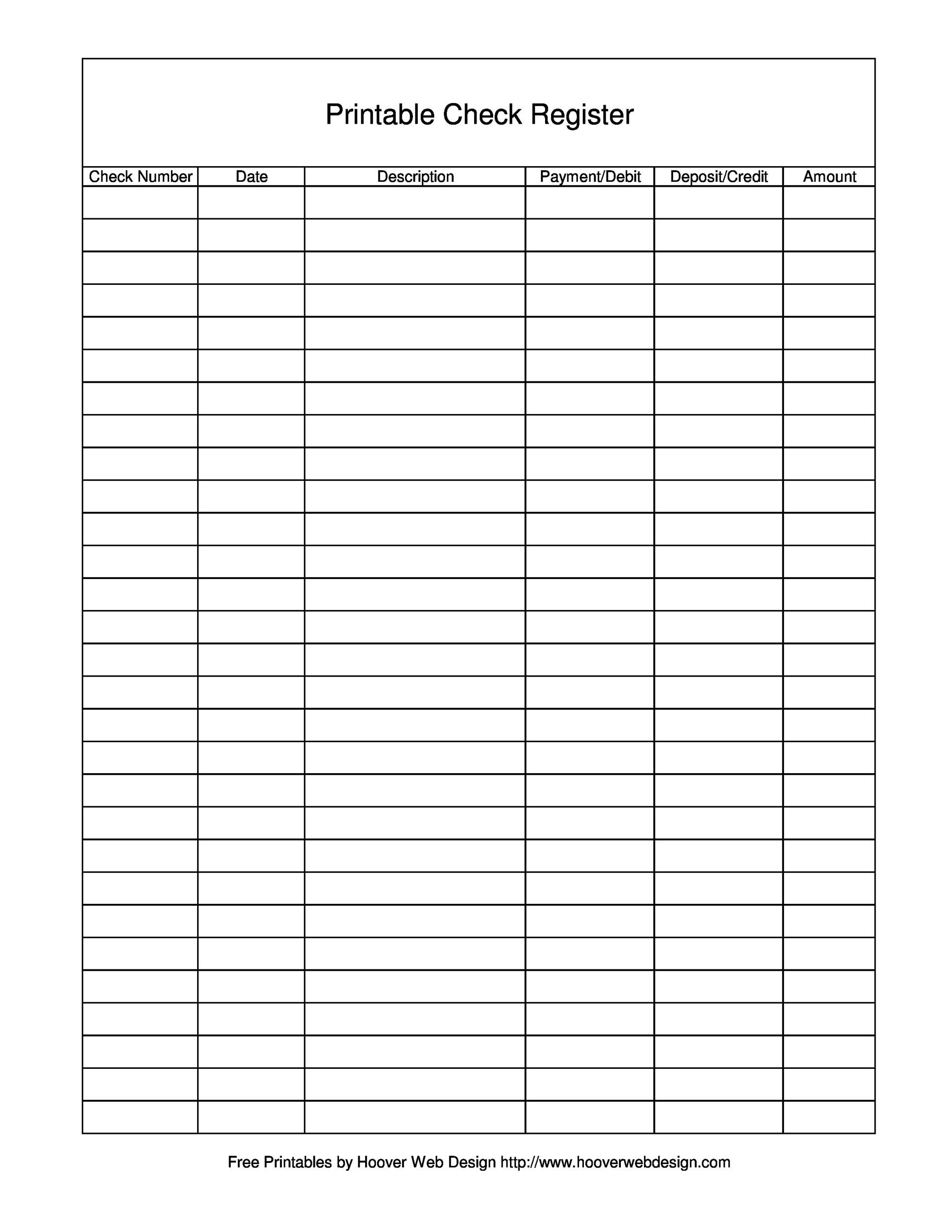 check register printable check register printable