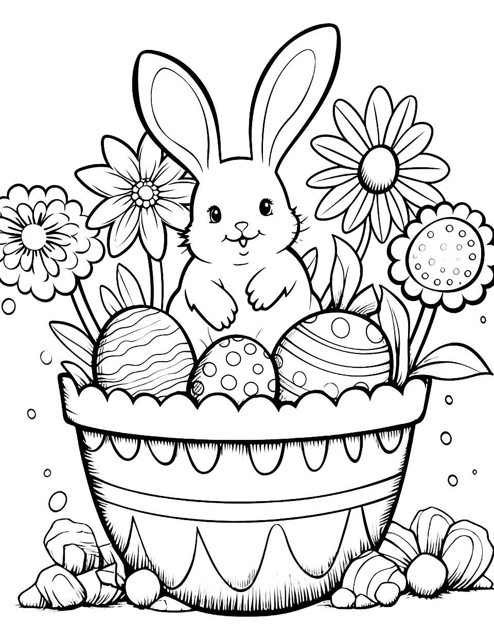 Printable Easter Coloring Sheets Calendar Productivity Hacks
