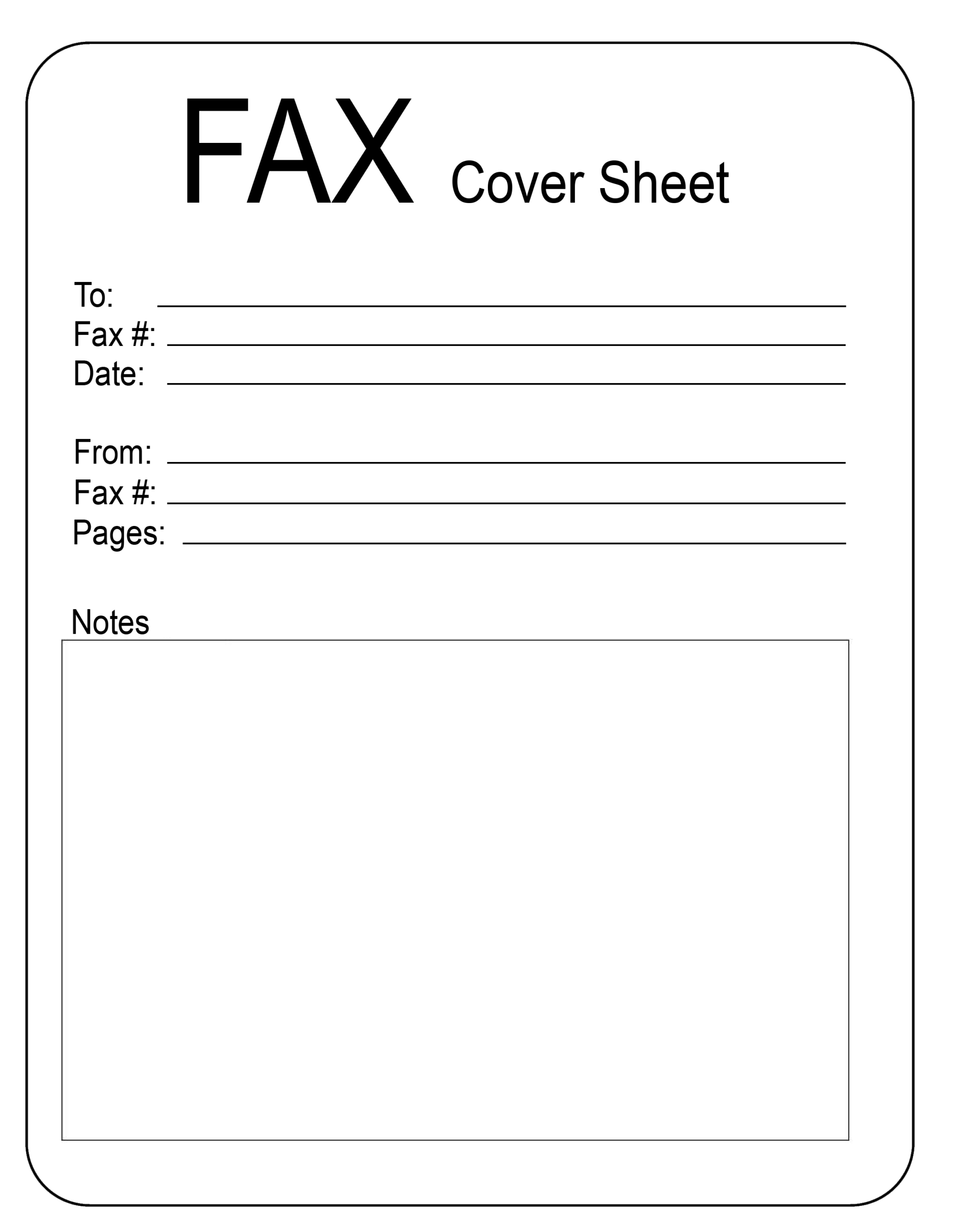 Printable Pdf Printable Fax Cover Sheet Printable Templates