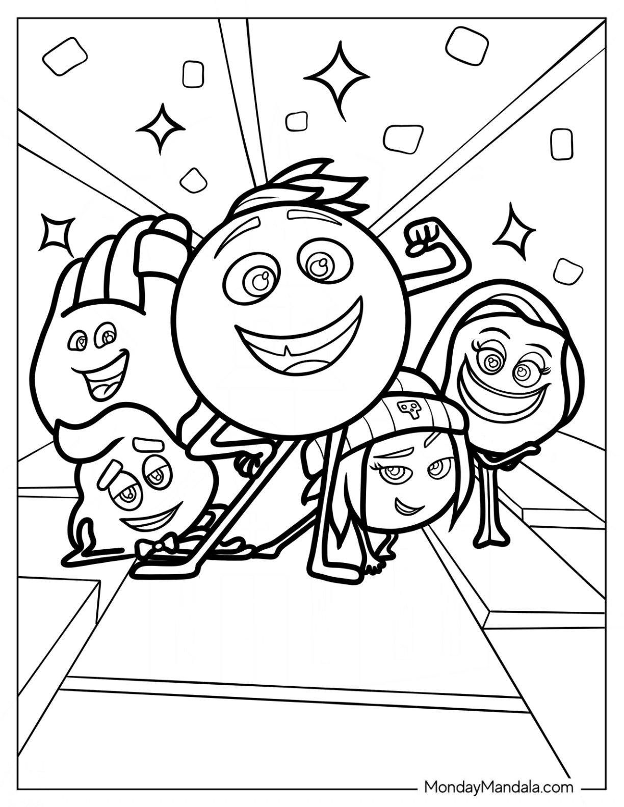 20 Emoji Coloring Pages Free PDF Printables 20 Emoji Coloring Pages Free PDF Printables