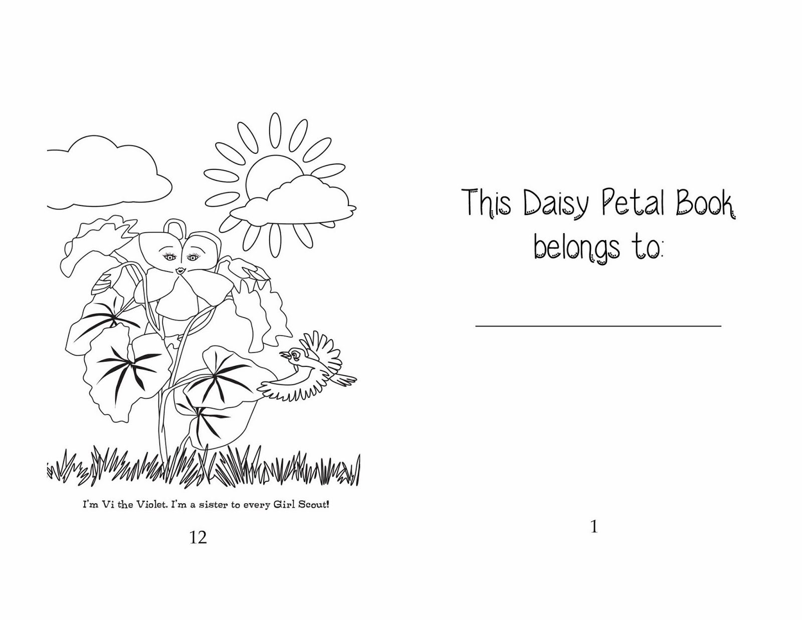 Daisy Petals Book Daisy Petals Book