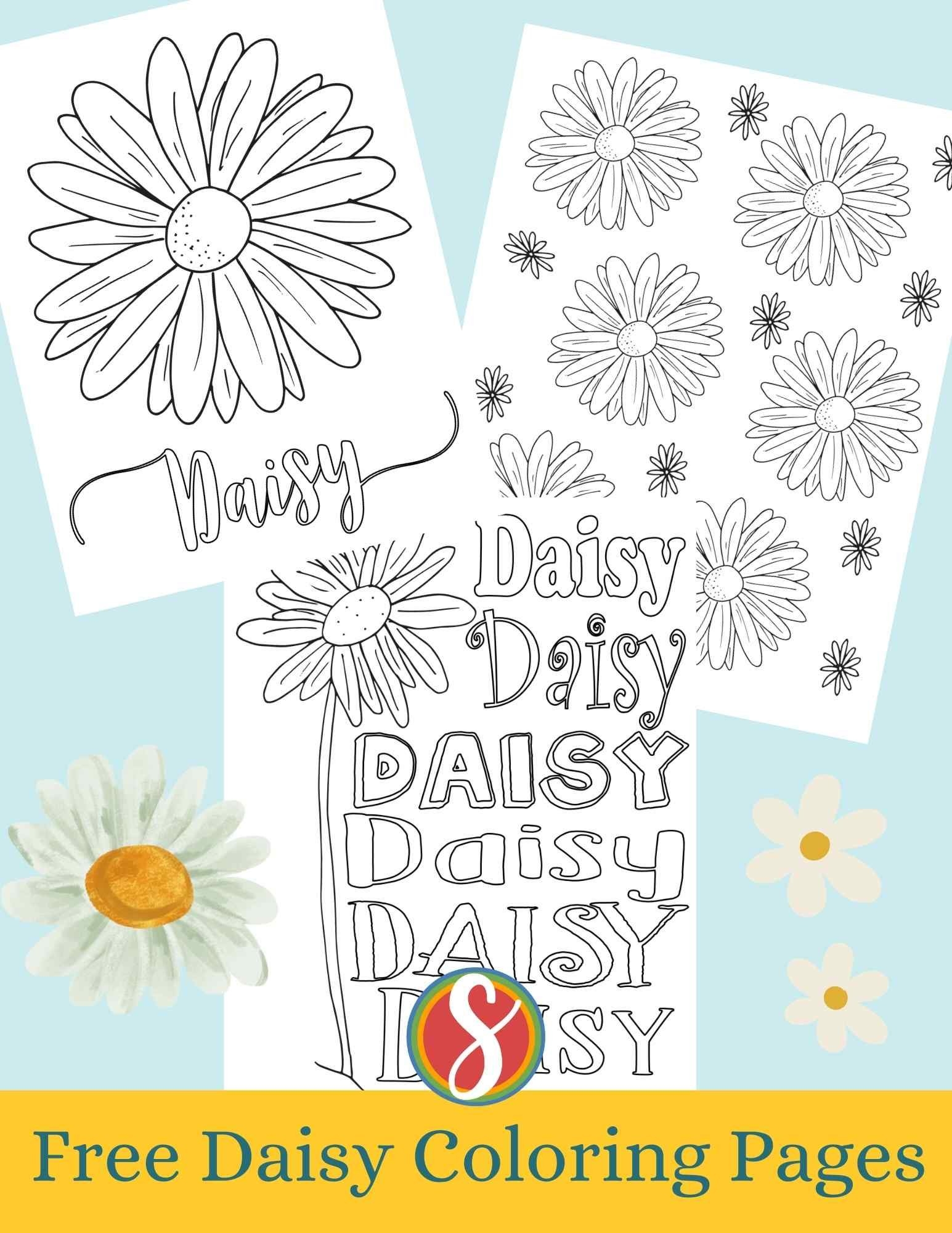 daisy girl scout printable coloring pages daisy girl scout printable coloring pages