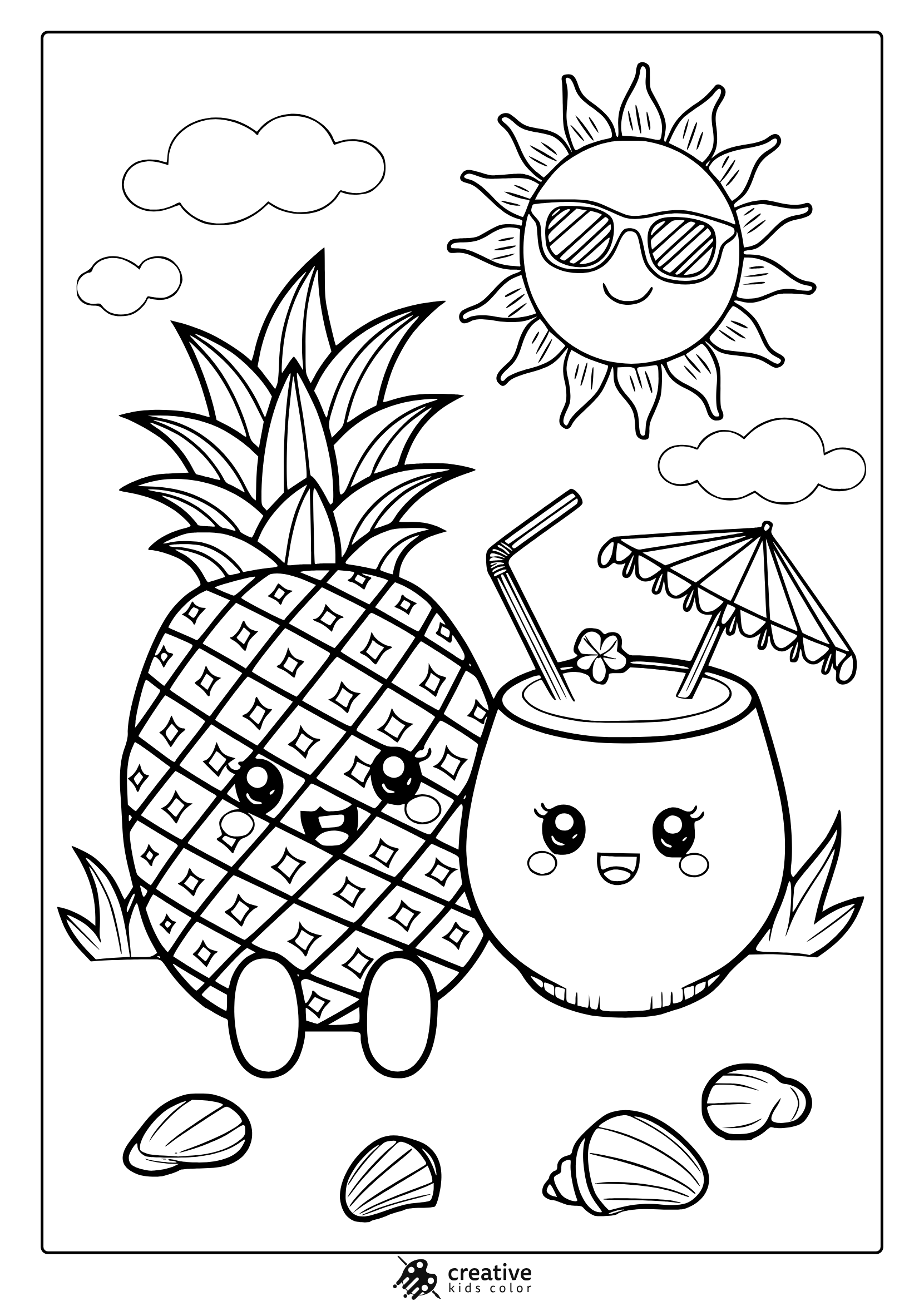 Kawaii Coloring Pages 35 Free Printable PDF Kawaii Coloring Pages 35 Free Printable PDF