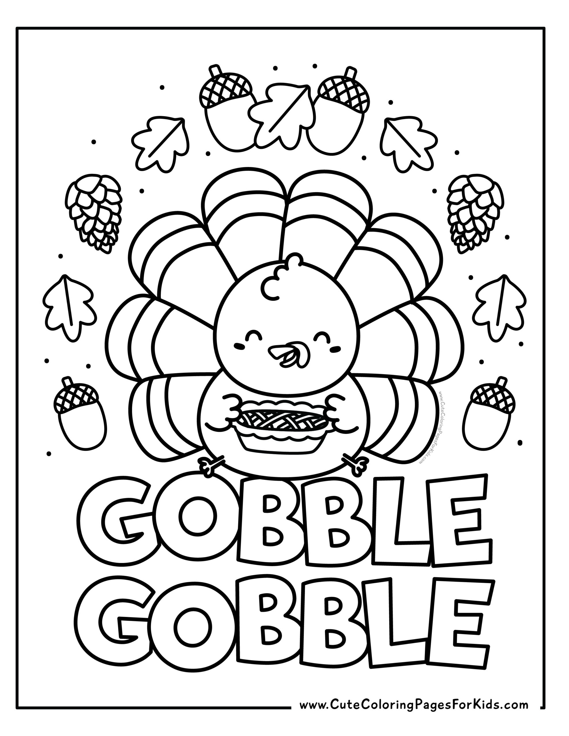 thanksgiving coloring page free