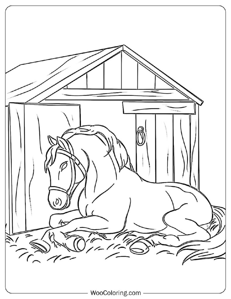 Free Horse Coloring Pages