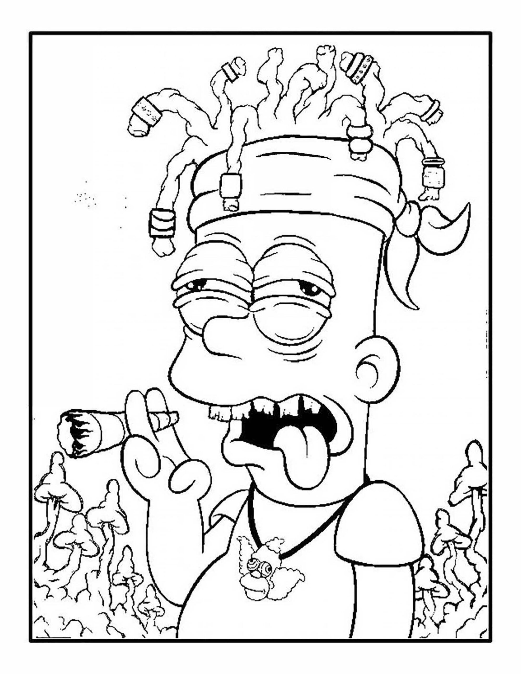 17 90 s Animation Stoner Coloring Pages Etsy 17 90 s Animation Stoner Coloring Pages Etsy