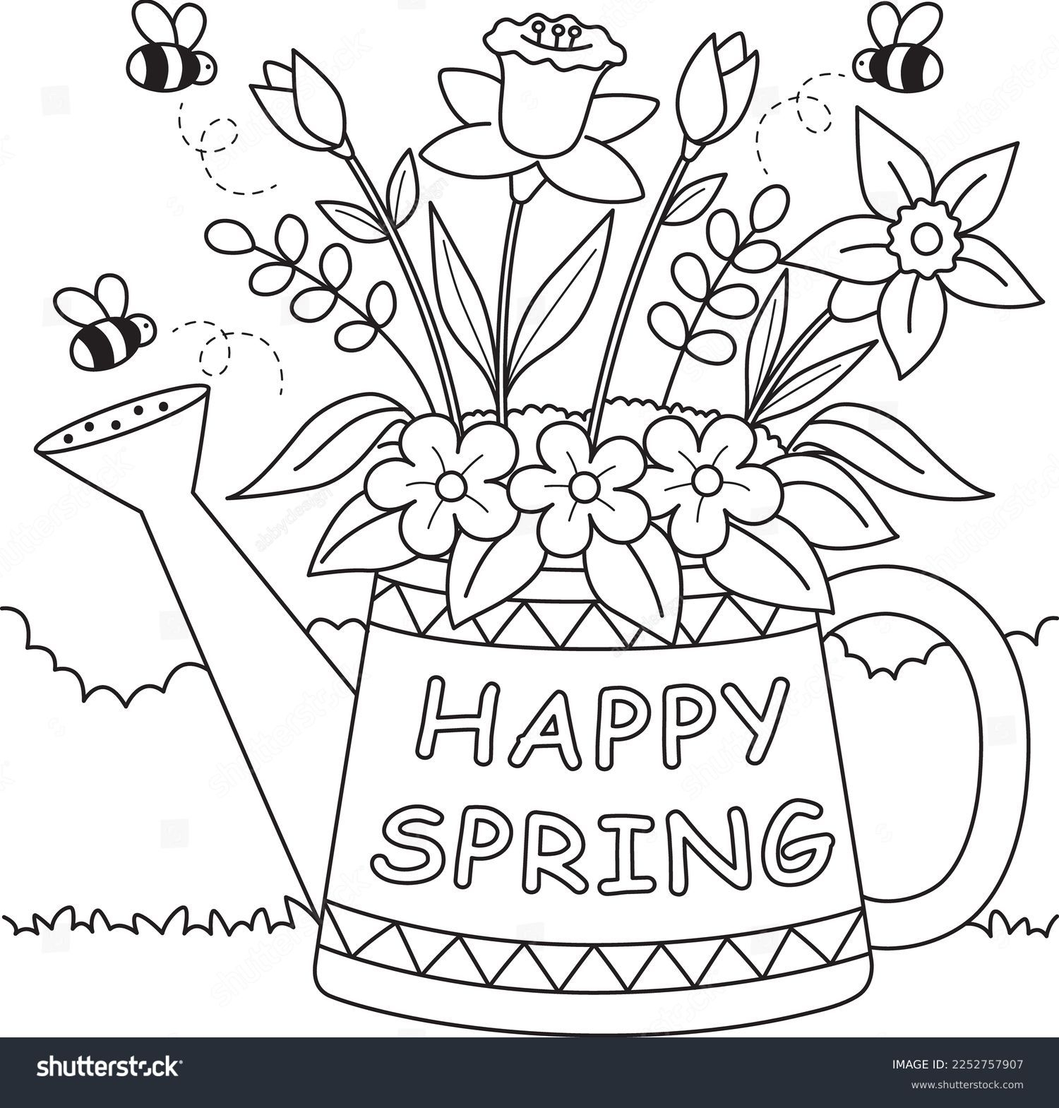 178 Thousand Coloring Page Spring Royalty Free Images Stock Photos Pictures Shutterstock