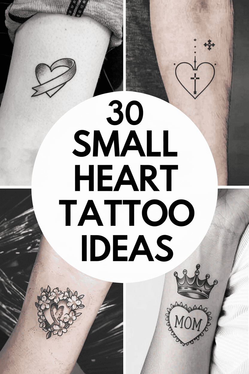 19 Sweet Small Heart Tattoos With Big Meanings 19 Sweet Small Heart Tattoos With Big Meanings
