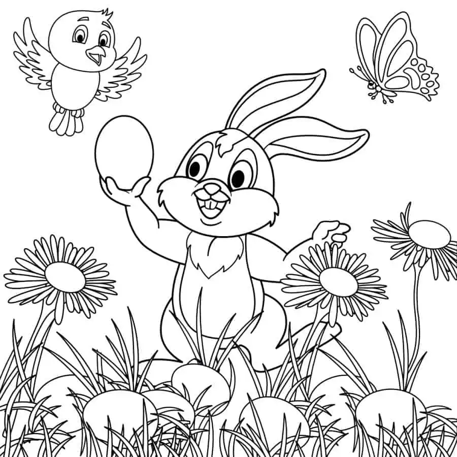 easter coloring pages free printable easter coloring pages free printable