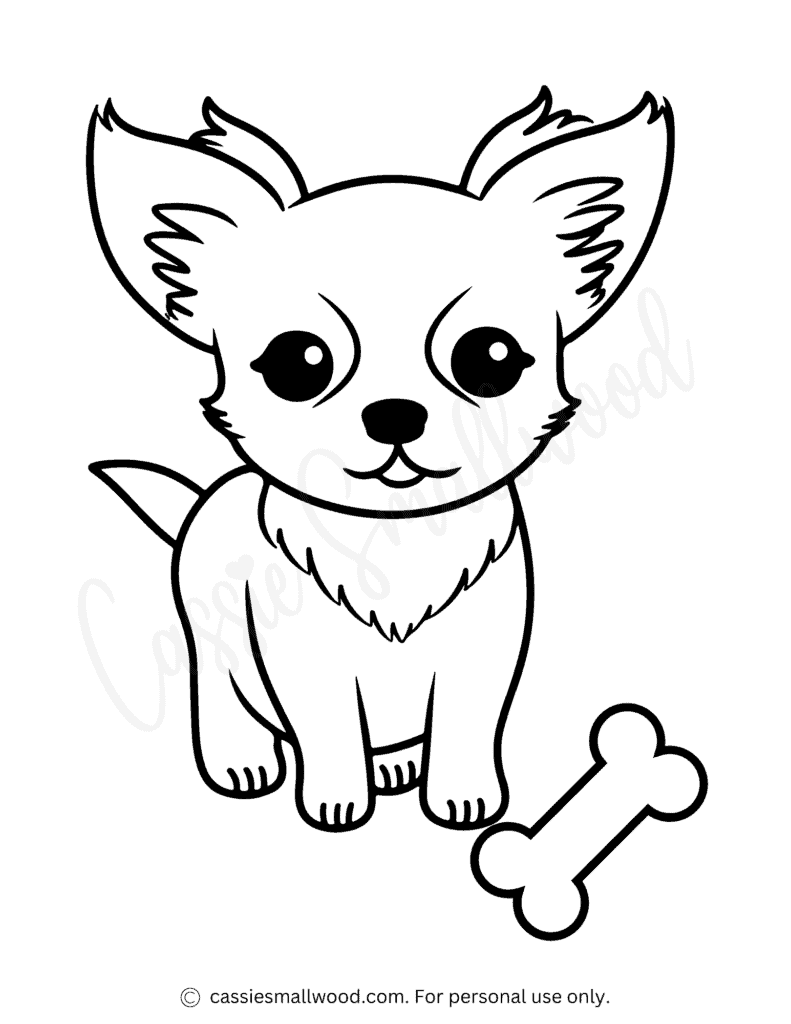 40 Cute Dog Coloring Pages Cassie Smallwood