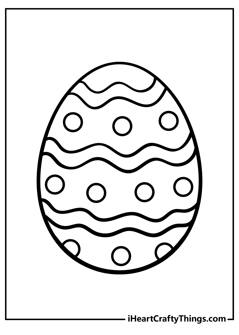 easter eggs coloring pages