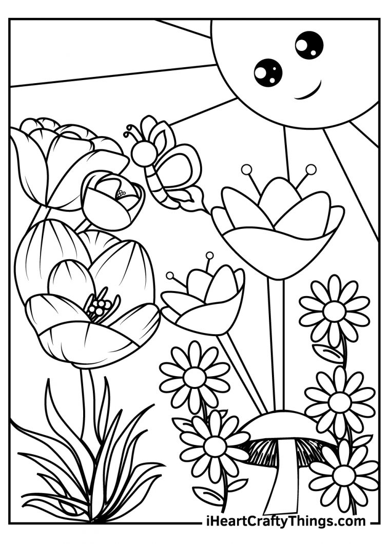 45 Garden Coloring Pages 100 Free Printables 45 Garden Coloring Pages 100 Free Printables