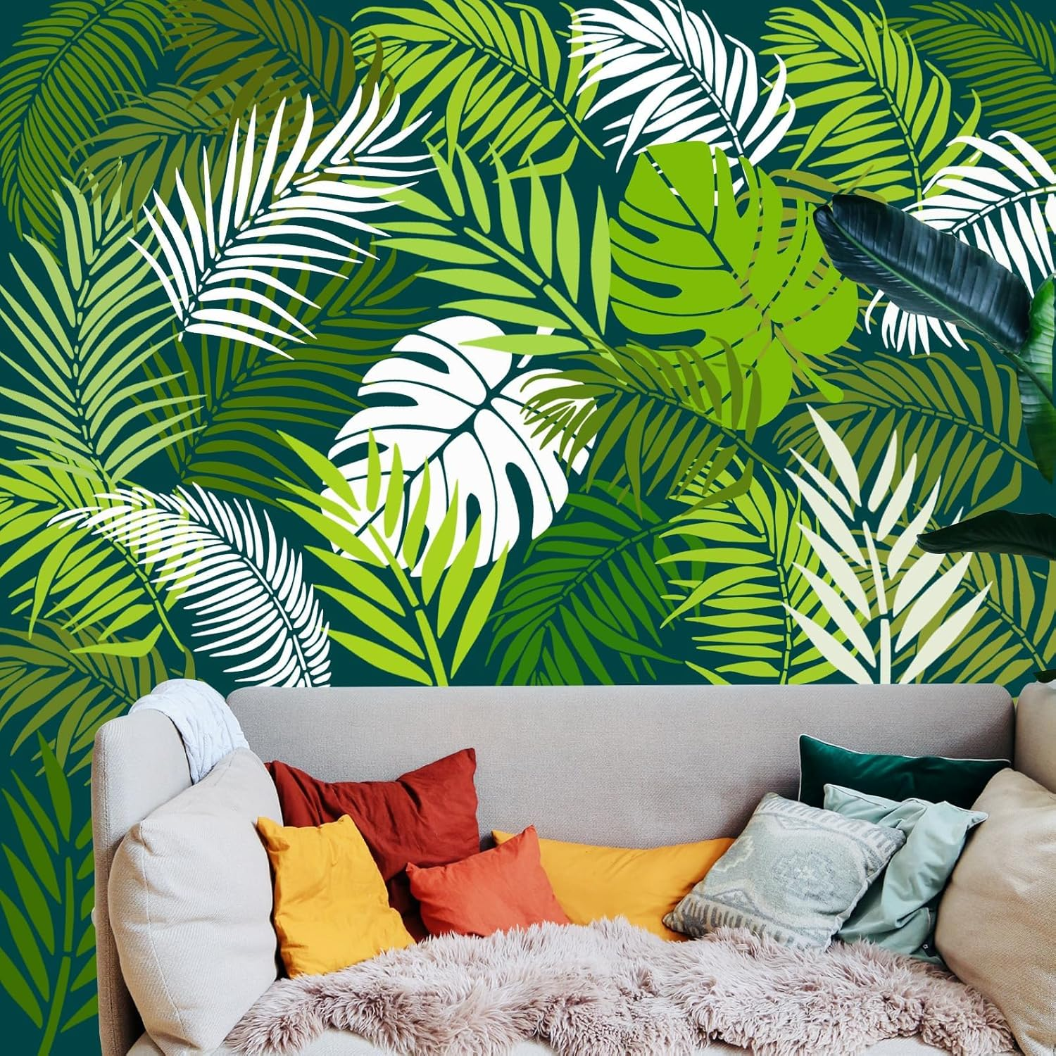 5 Pieces 12 X 16 Inch Large Leaf Stencils For Painting On Walls Reusable Palm L EBay 5 Pieces 12 X 16 Inch Large Leaf Stencils For Painting On Walls Reusable Palm L EBay
