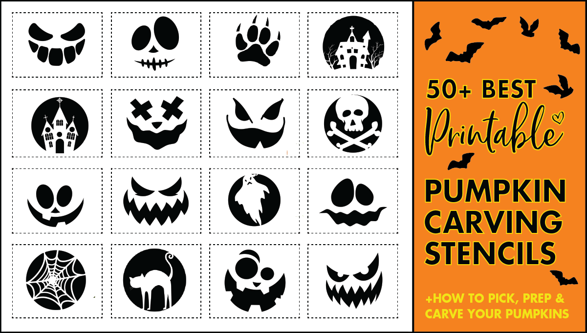 pumpkin carving stencils free printable