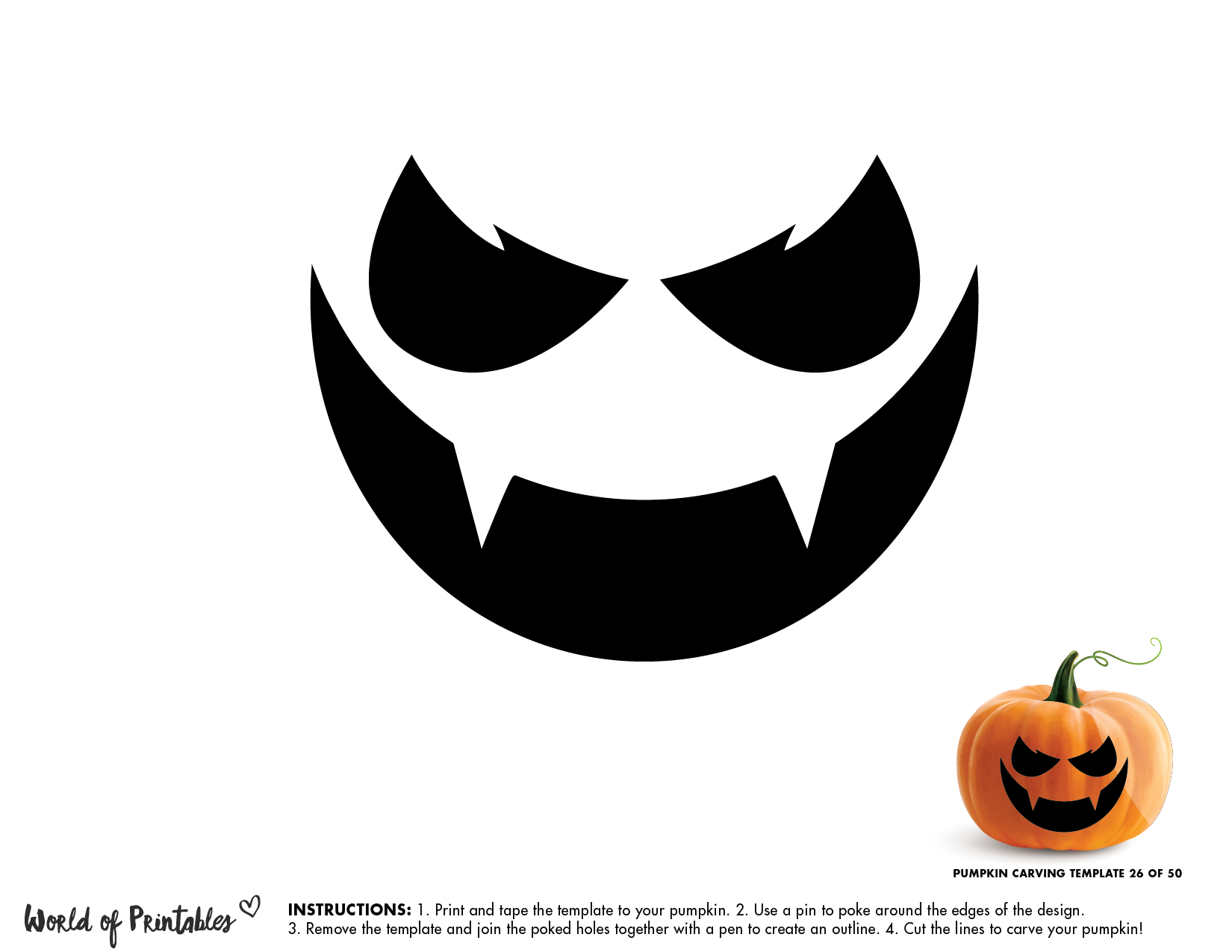 50 Easy Pumpkin Carving Stencils The Ultimate Guide To Pumpkin Carving