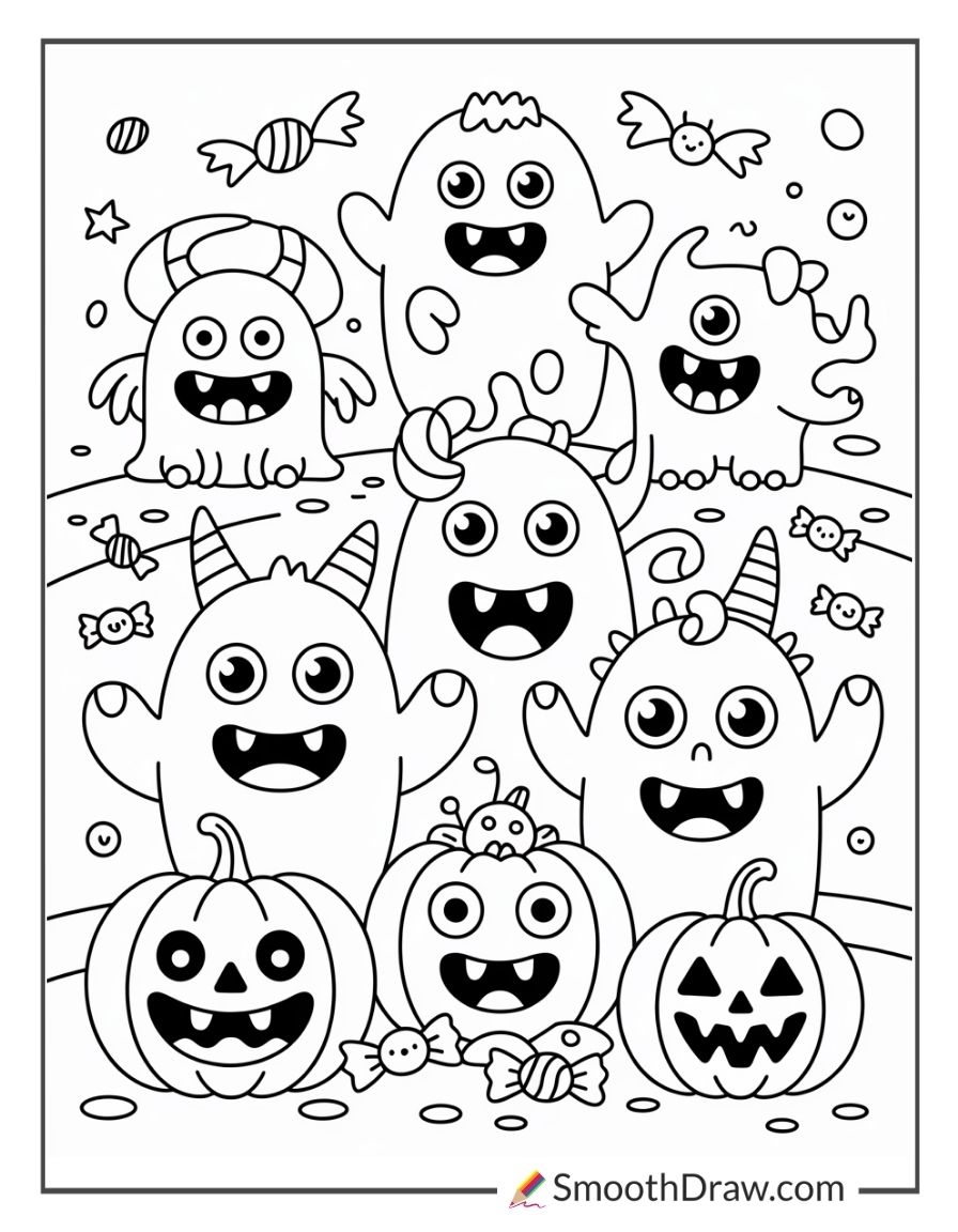 free halloween coloring page