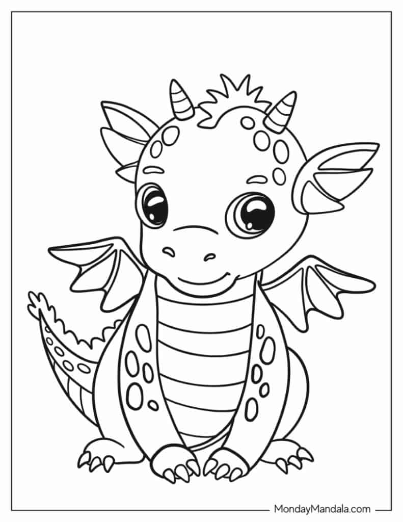 52 Dragon Coloring Pages Free PDF Printables 52 Dragon Coloring Pages Free PDF Printables