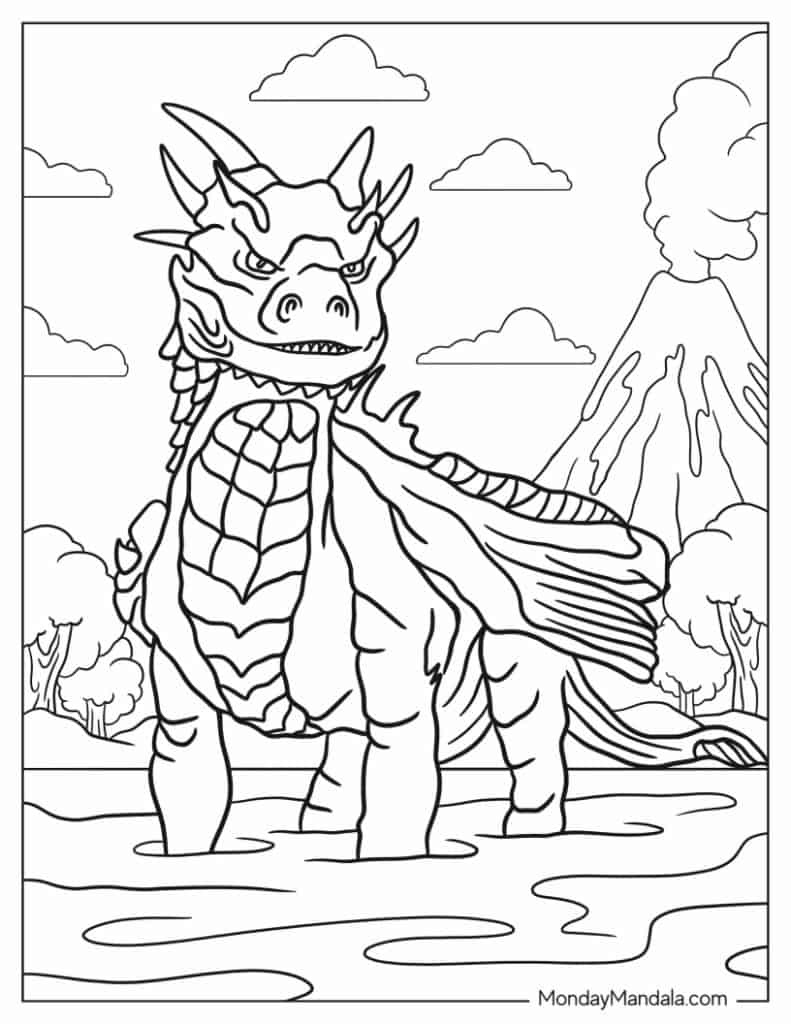52 Dragon Coloring Pages Free PDF Printables 52 Dragon Coloring Pages Free PDF Printables