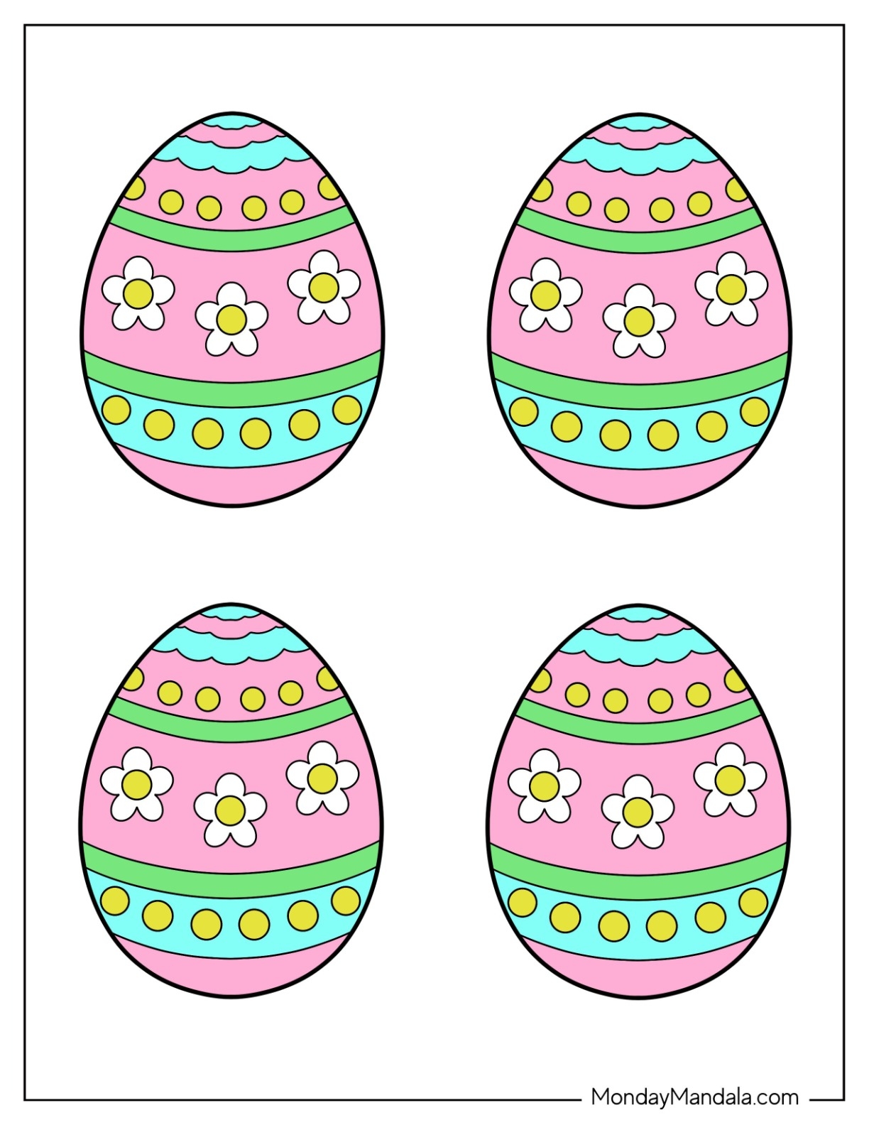 58 Easter Egg Templates Free PDF Printables 