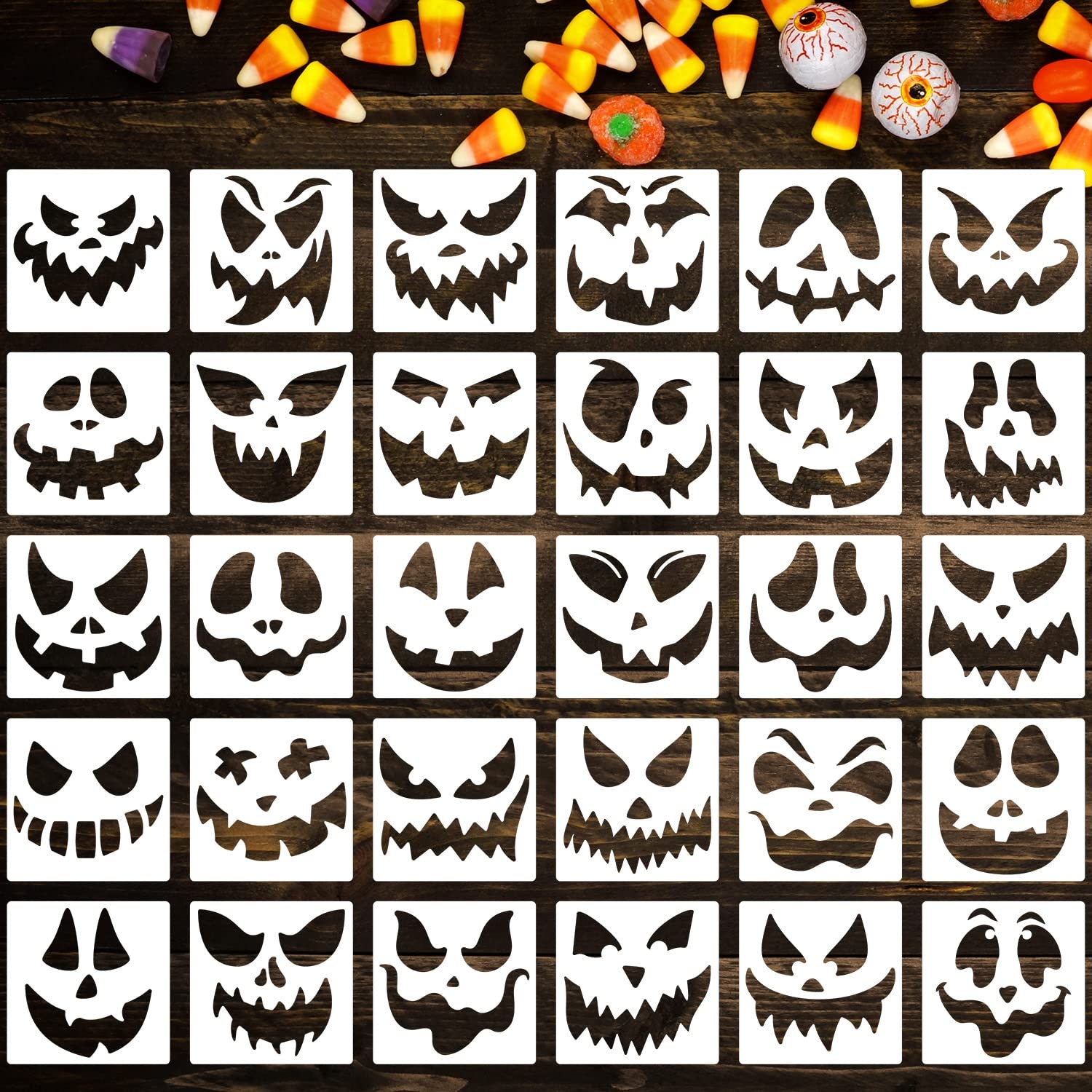 Pumpkin Carving Templates Faces