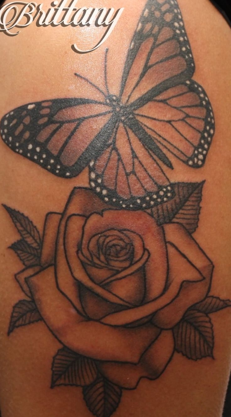 60 Amazing Rose Butterfly Tattoos Designs With Meanings 60 Amazing Rose Butterfly Tattoos Designs With Meanings