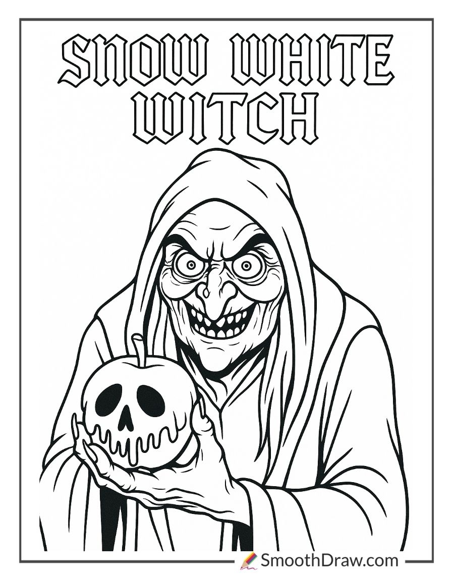 coloring picture of a witch coloring picture of a witch