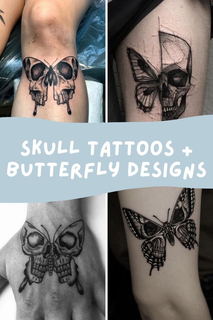 73 Unique Butterfly Skull Tattoo Ideas Deeper Meaning 