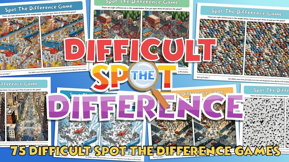 75 Difficult Spot The Difference Games World Of Printables 75 Difficult Spot The Difference Games World Of Printables