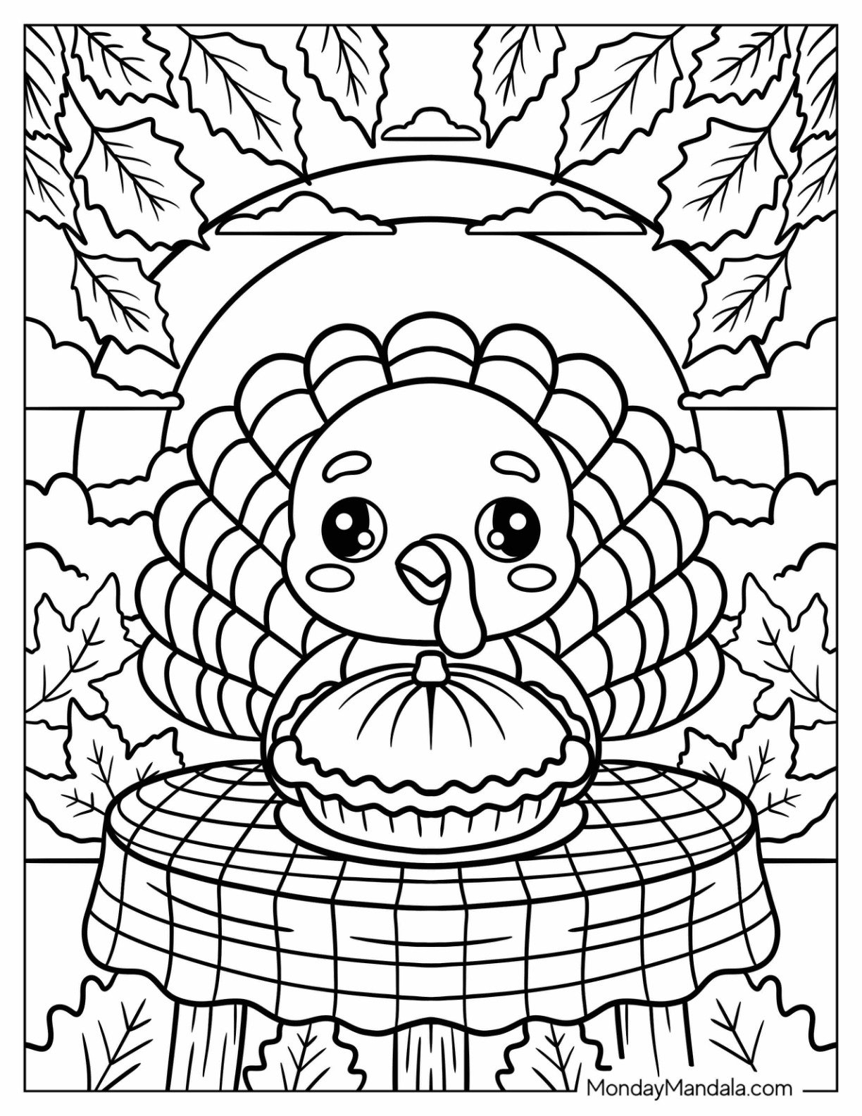 87 Thanksgiving Coloring Pages Free PDF Printables 