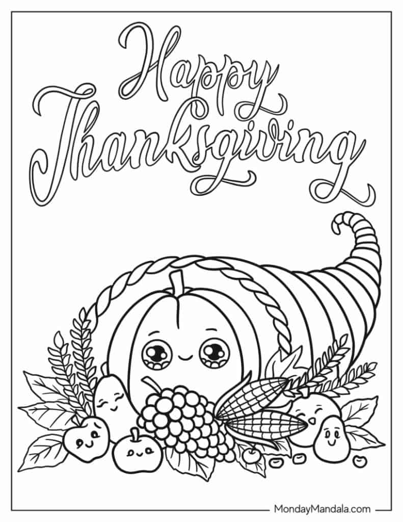 87 Thanksgiving Coloring Pages Free PDF Printables 87 Thanksgiving Coloring Pages Free PDF Printables
