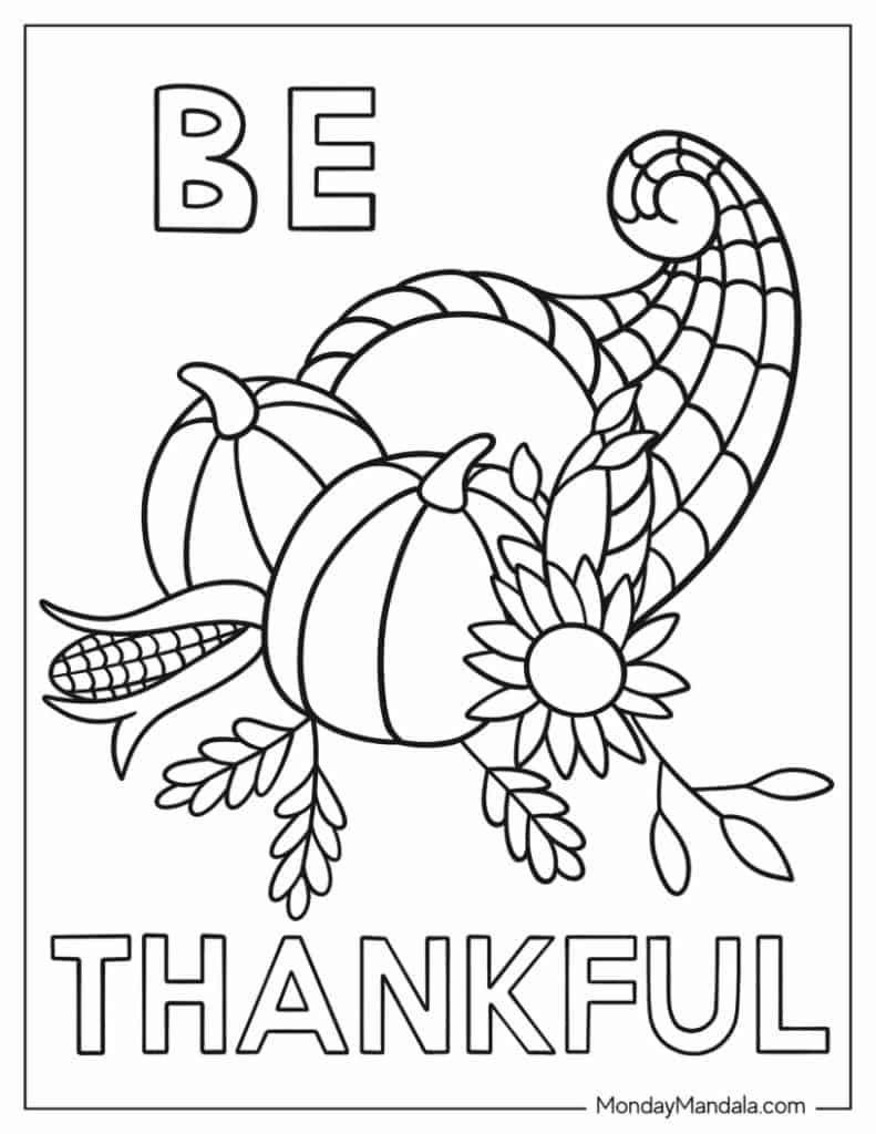 free thanksgiving coloring sheets