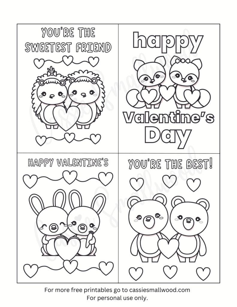 Valentine’s Day Card Printable