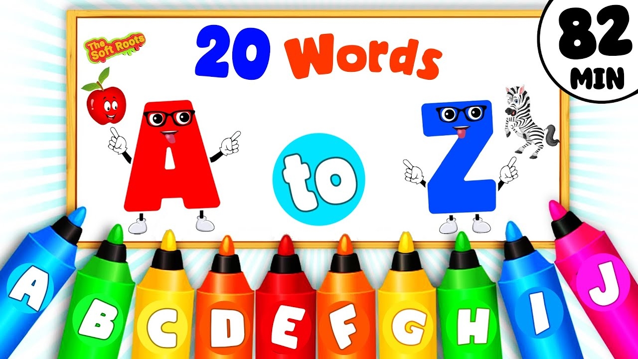 A To Z 20 Words A To Z Words A To Z Words In English 20 Words From Each Alphabet Alphabet YouTube A To Z 20 Words A To Z Words A To Z Words In English 20 Words From Each Alphabet Alphabet YouTube