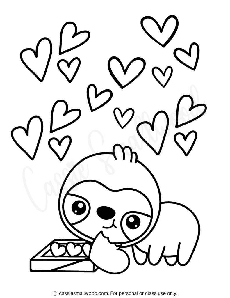 ADORABLE Heart Coloring Pages Cassie Smallwood ADORABLE Heart Coloring Pages Cassie Smallwood