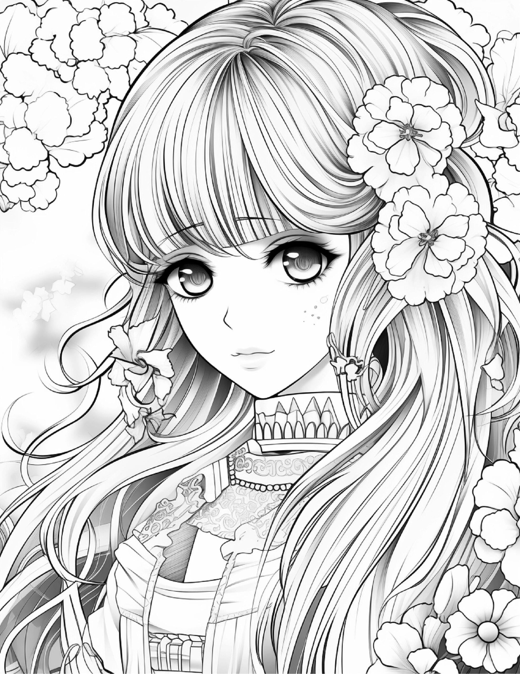 Coloring Pages Of Anime