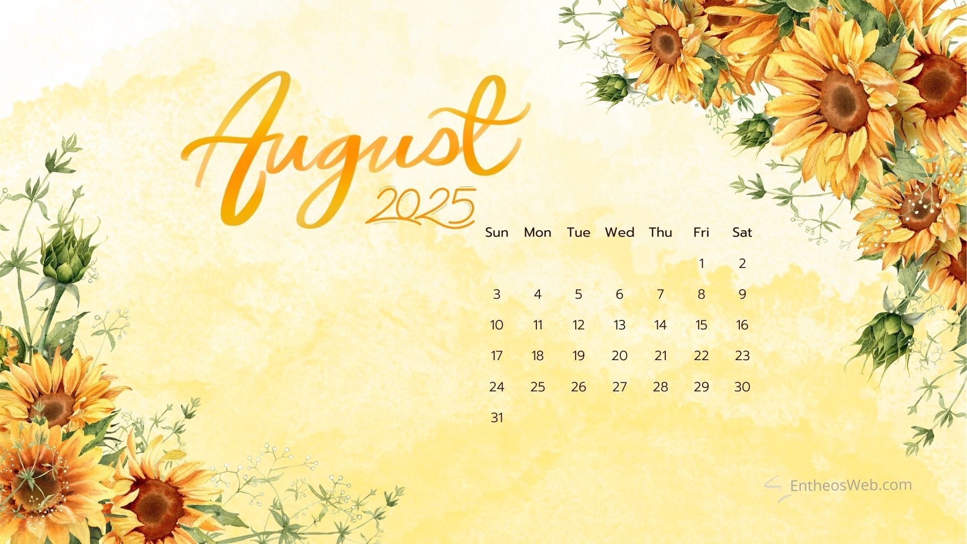 August 2025 Calendar Desktop Wallpapers Screensavers EntheosWeb August 2025 Calendar Desktop Wallpapers Screensavers EntheosWeb