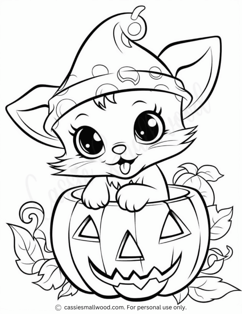 halloween pictures to color