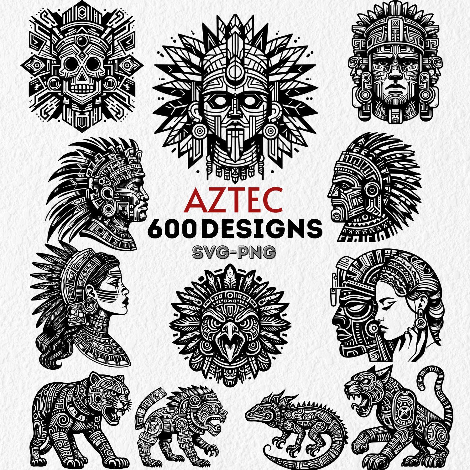 Aztec Tattoo Etsy Aztec Tattoo Etsy