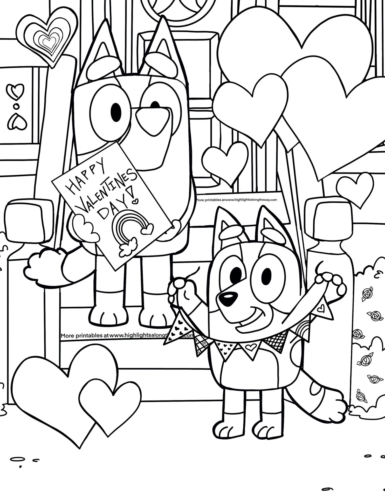 coloring page valentines day coloring page valentines day
