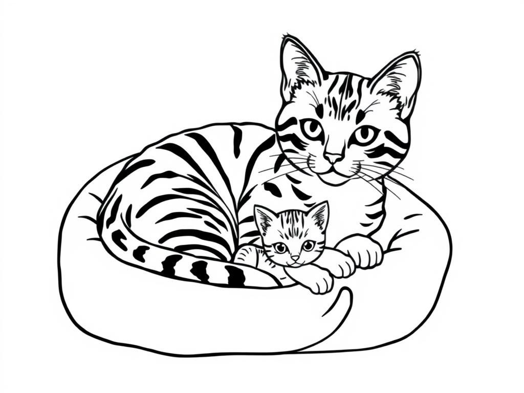 kitten cat coloring pages kitten cat coloring pages