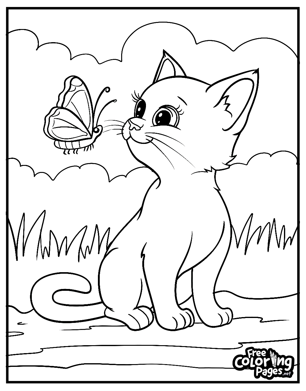 Cat Coloring Pages Free Coloring Pages Cat Coloring Pages Free Coloring Pages