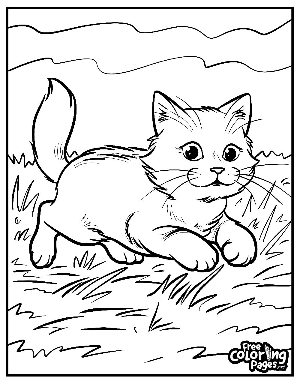 free coloring pages of cats