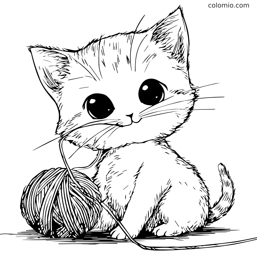 adorable kitten coloring pages adorable kitten coloring pages
