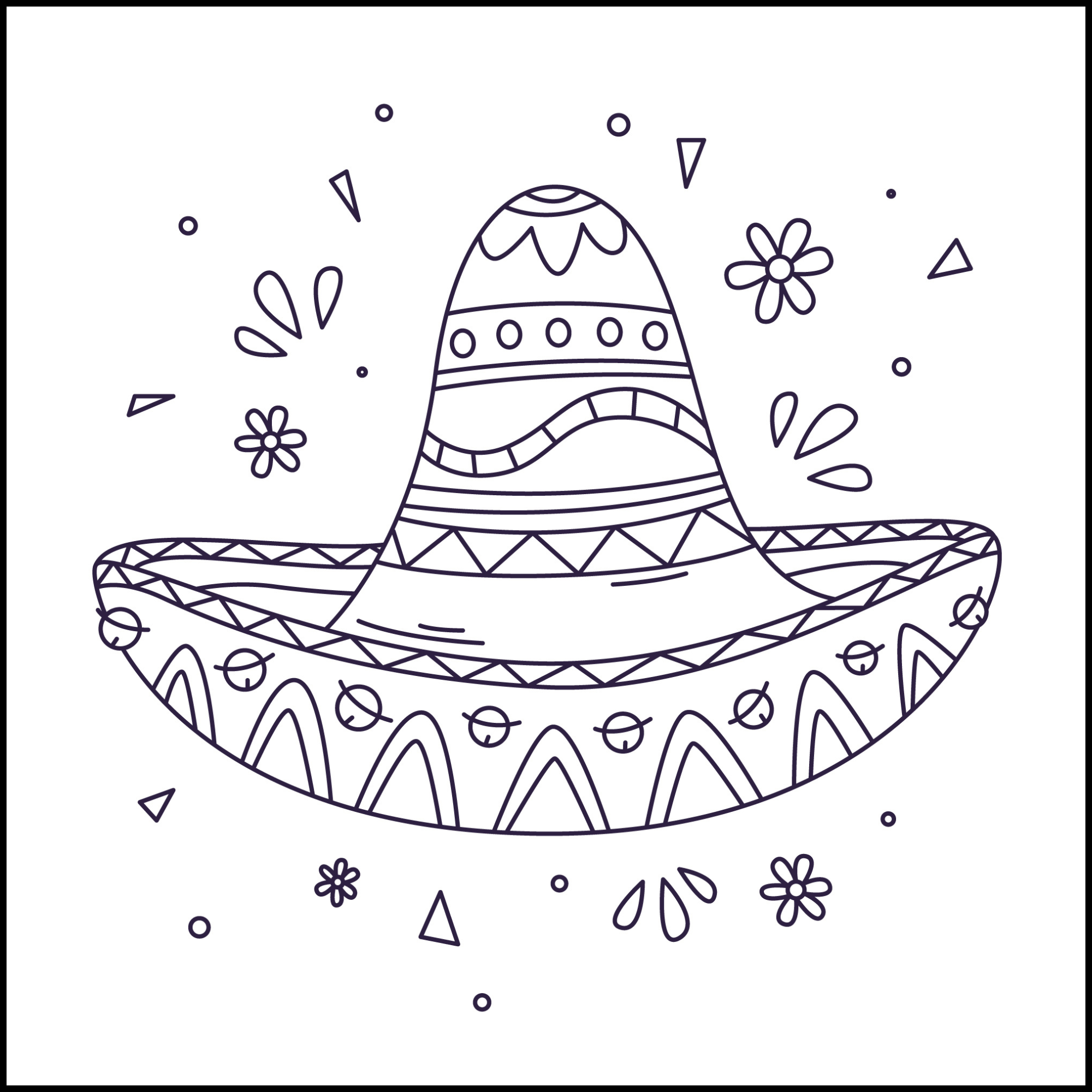 Cinco De Mayo Color Pages
