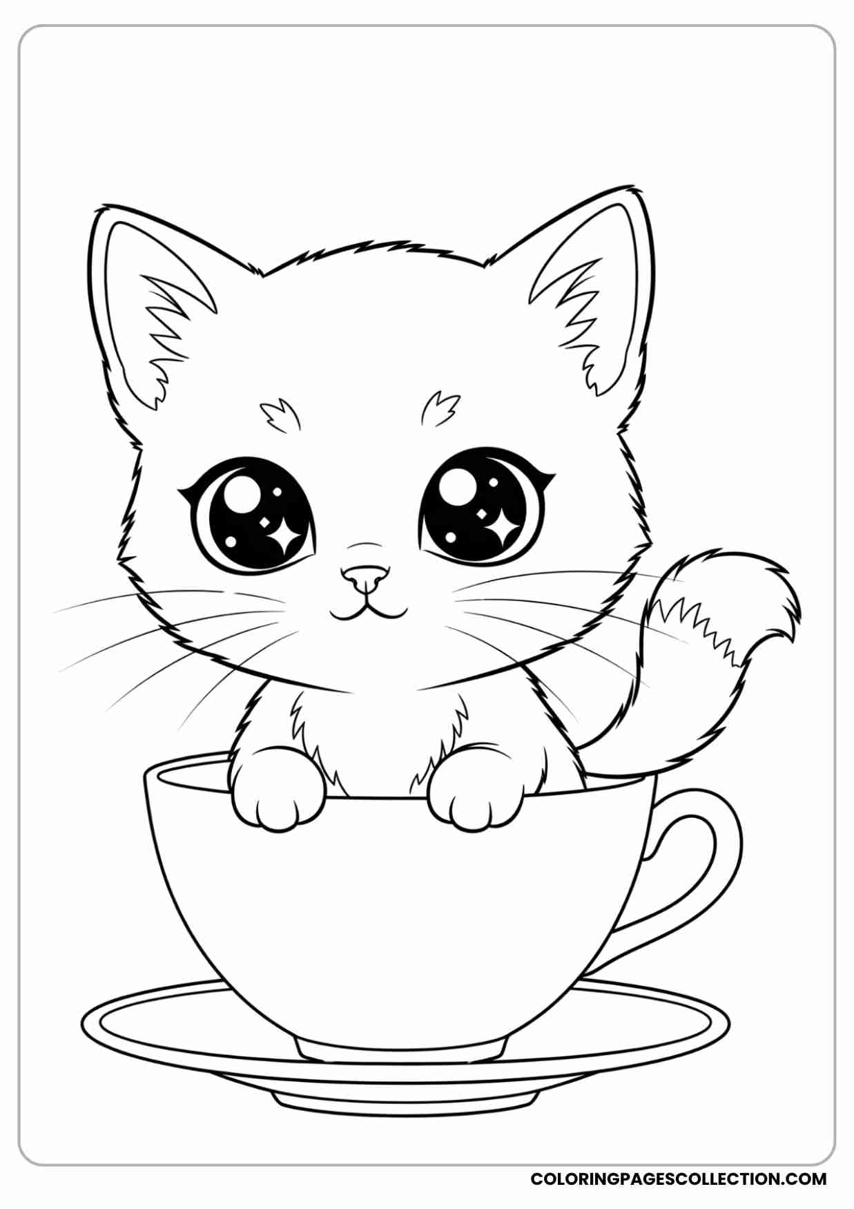 kittens coloring pages to print